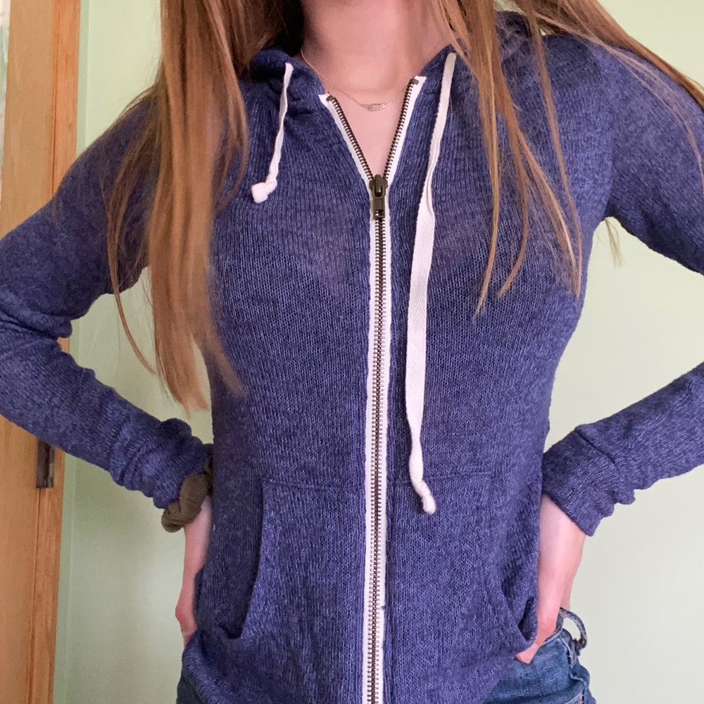 Lightweight Zip Up Hoodie